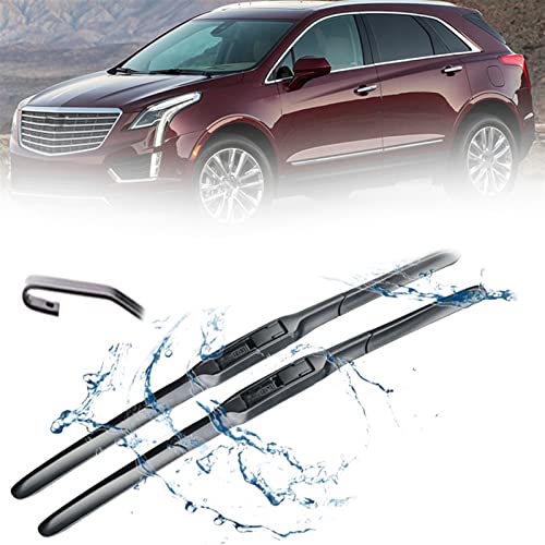 Balais d'essuie-glace avant Cadillac XT5 2016-2020 anti-traces et buée