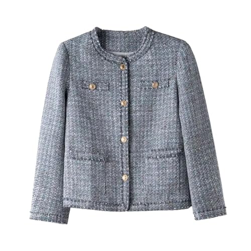 Manteau court en tweed idéal pour vos balades et sorties en ville