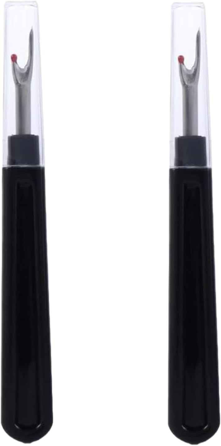 2Pcs Thread Remover, Stitch Unpickers Seam Remover Set Sewing Crafting and Removing Embroidery Hems and Seams DIY Cross-Stitch Accessories, Seam Rippers Sewing Tools