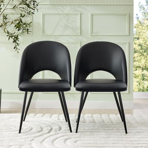 Hanamako Leather Dining Chairs