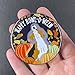 Beagle Halloween Button, Handmade Holiday Dog Pin, Cartoon Pet Portrait Gift, Handmade Halloween Dog Accessories, 2.25 or 3.5