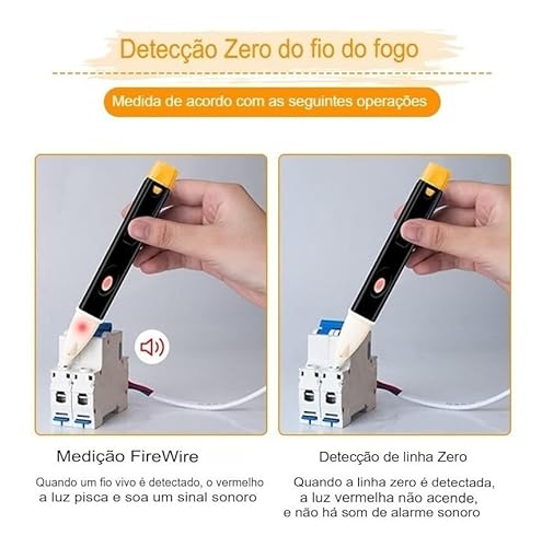 Alicate Amperímetro E Decapador De Fio + Detector De Tensão VM
