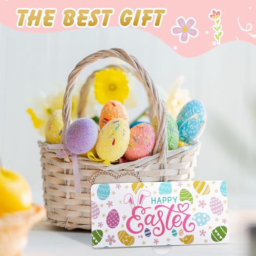 Humyoun Porta-dinheiro de páscoa com 10 compartimentos, lindo ovo coelhinho porta-dinheiro, porta-ca