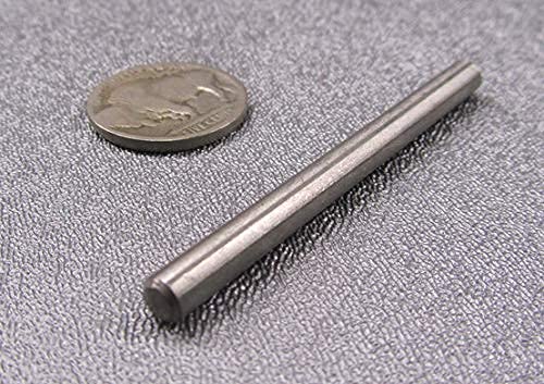 Oversized 18-8 Stainless Steel Dowel Pin 3/16" Diameter x 2.25" Length 10 Pcs