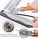 BAYTORY 3Pcs Screen Tool, Window Screen Spline Roller Tool with Wooden Handle and Steel/Nylon Bearing Wheels, Mesh Screen Door Repair Kit Easy to Use