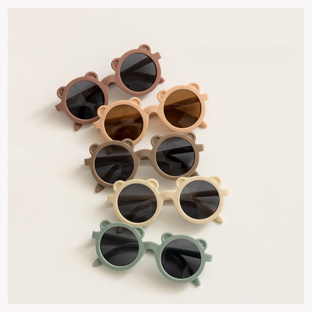 1~4 Uds gafas de sol redondas de moda para niños gafas de sol clásicas lindas para niñas y niños gafas de protección UV400