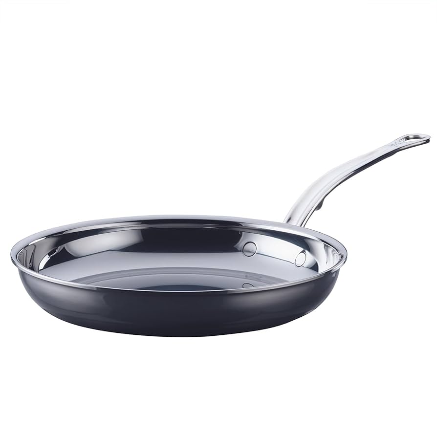 Hestan Nanobond フライパン 28cm Large Titanium Skillet | Non-Toxic Induction Frying Pan