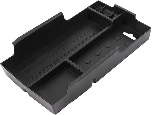 Miniatura 6 de cciyu Bandeja organizadora de consola central de automóvil, repuesto negro para Toyota Camry 2012-2017