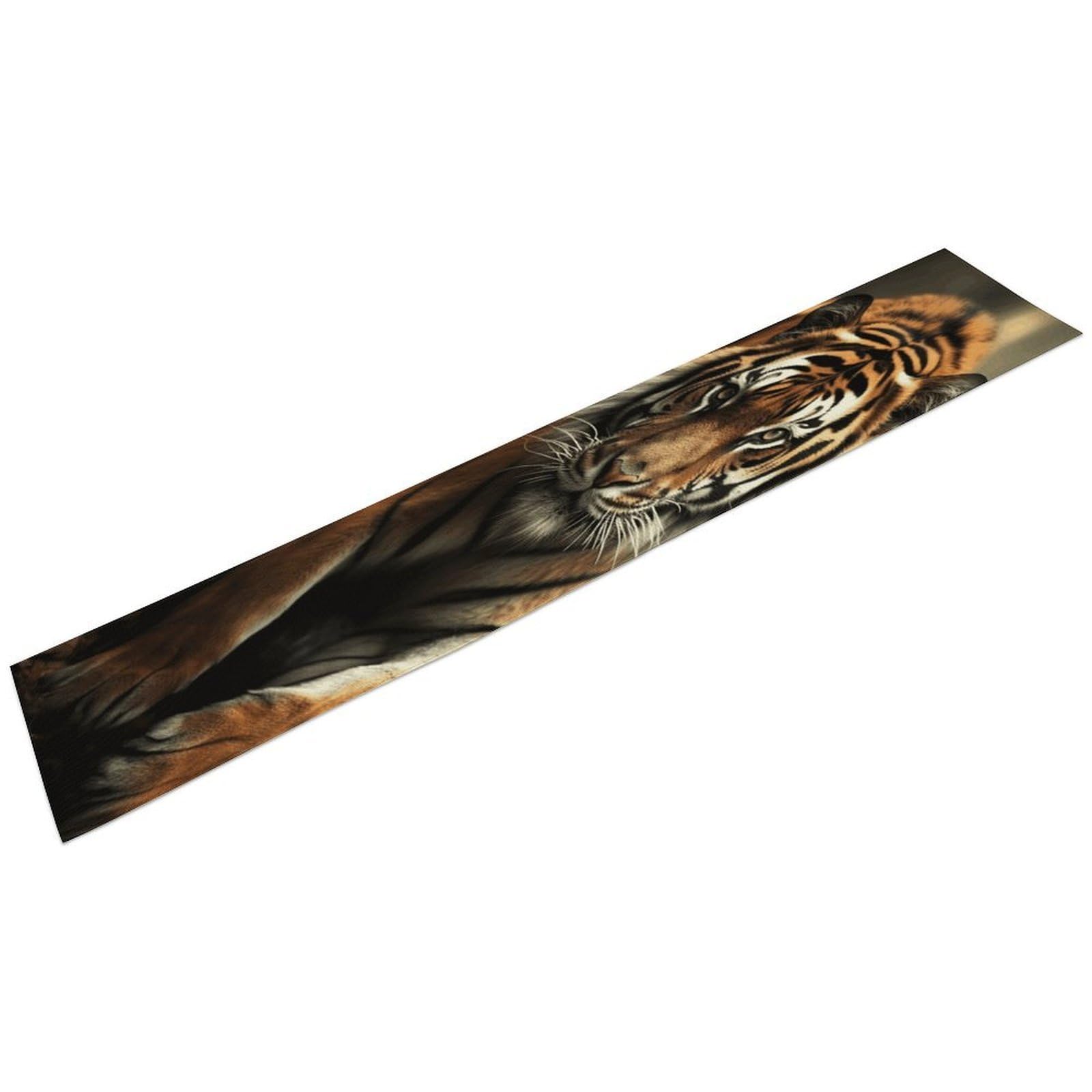 Wild Animals Tiger Table Runner 13" X 72" Exquisite Linen Table Runner Wrinkle Resistant Farmhouse Rustic Table Runners Seasonal Table Decoration for Kitchen Dining Home Party