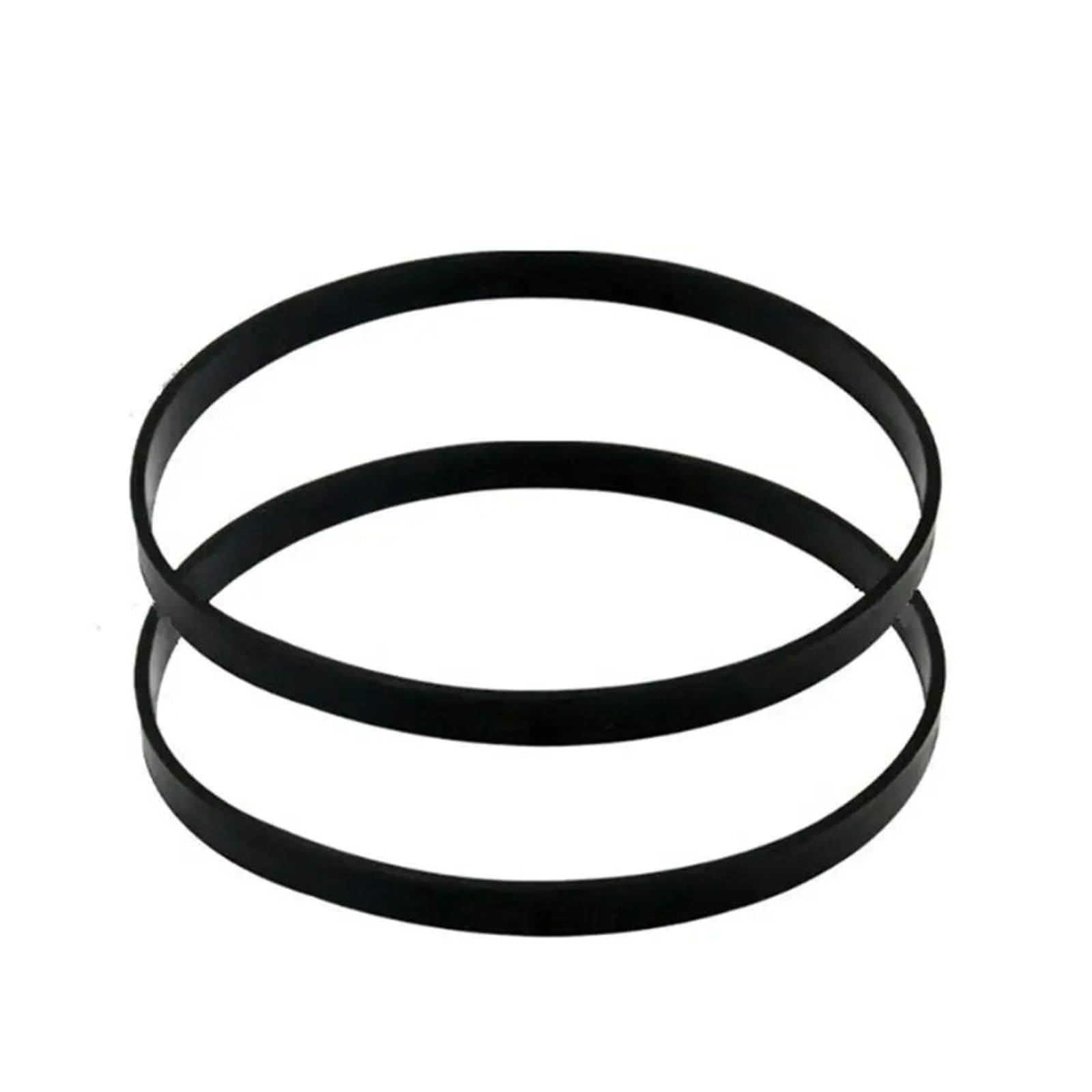 2 Stück Bandsägen Gummiband, Gummireifen Holzbearbeitungs Ersatzteile Gummiband Säge Scrollrad Gummiring für Bandsägen Zubehör (8 Zoll, Schwarz)