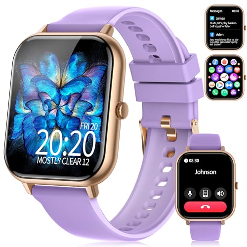 Smart Watch for Men Women(Answer/Make Call),1.83" Fitness Tracker with Blood Pressure Heart Rate Monitor,Sleep Tracker,Pedometer,123 Sport Modes, IP68 Waterproof Smartwatches for iPhone&Android