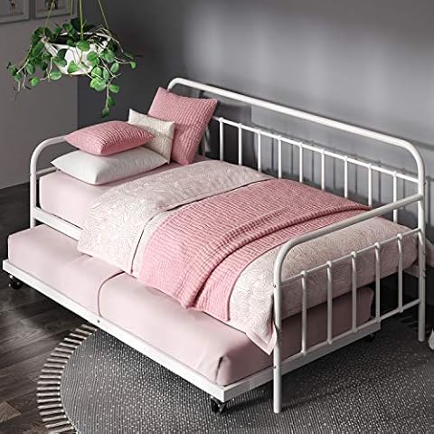 Zinus Florence Twin Daybed and Trundle Frame Set Cover