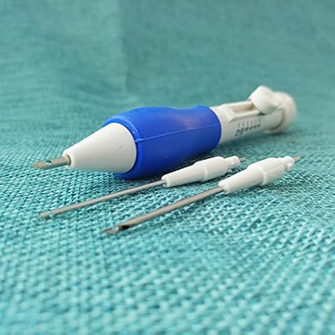 Embroidery Pen Embroidery Kit, Magic Embroidery Pen Embroidery Needle Weaving Tool Fancy Embroidery Starter Kit Cross Stitch Kits Cover