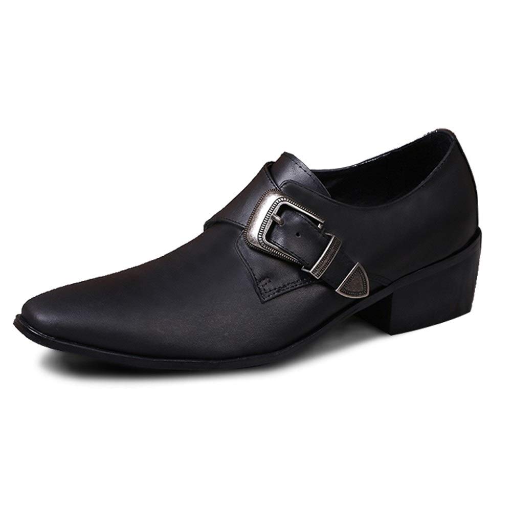 Chaussures formelles en cuir véritable chic pour homme d'affaires élégant