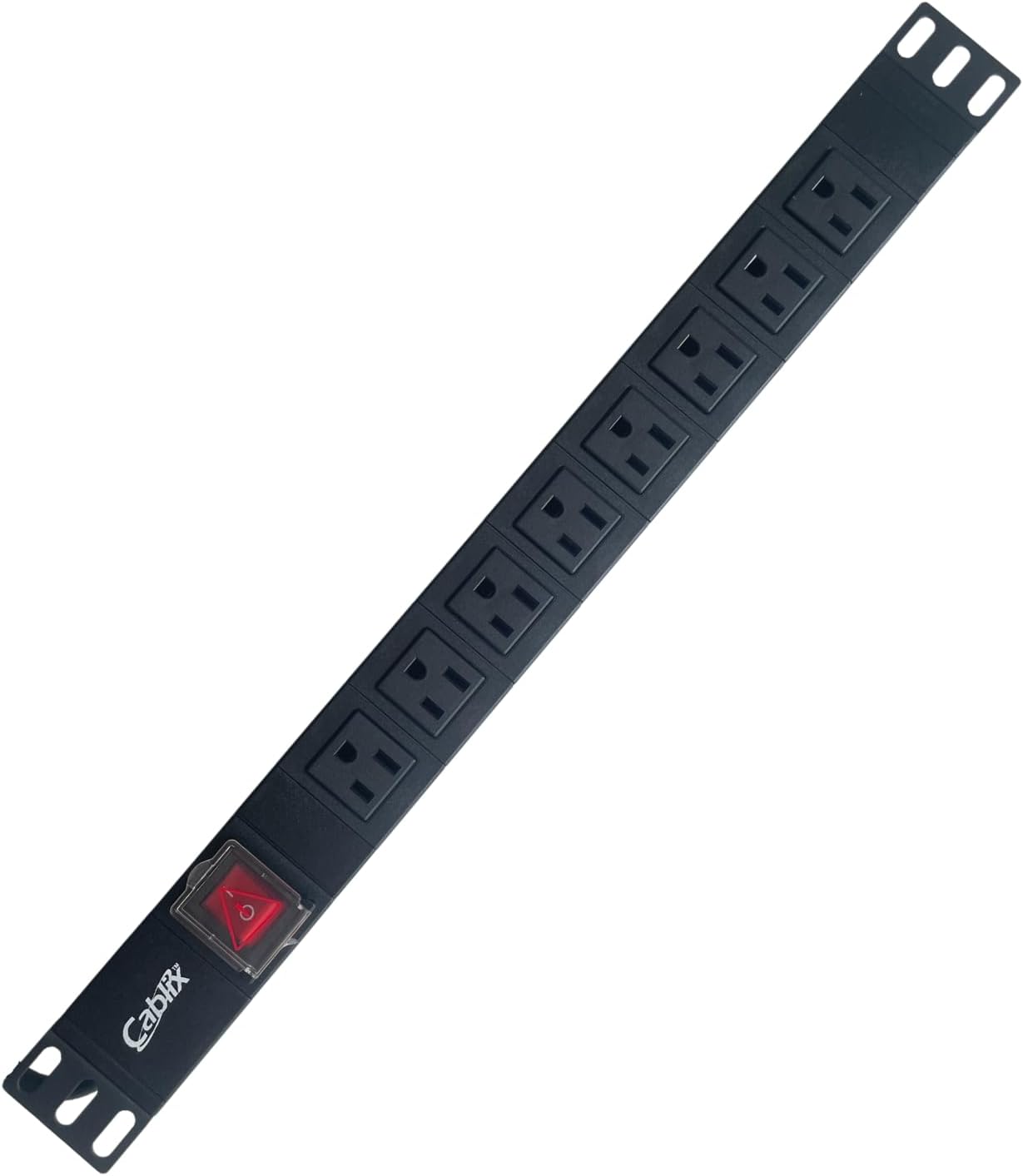 1U 19" Rack Mount Power Distribution Unit (PDU), 4-Outlet NEMA 5-15R, Aluminum Housing, 15A 125V, 3Gx16AWGx2M Power Cord, UL Listed