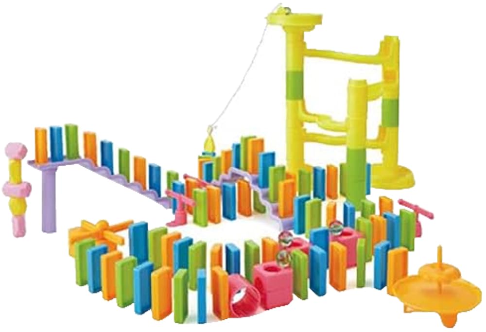 Amazon | ハナヤマ(HANAYAMA) ドミノランド 129ピース | ドミノ | おもちゃ