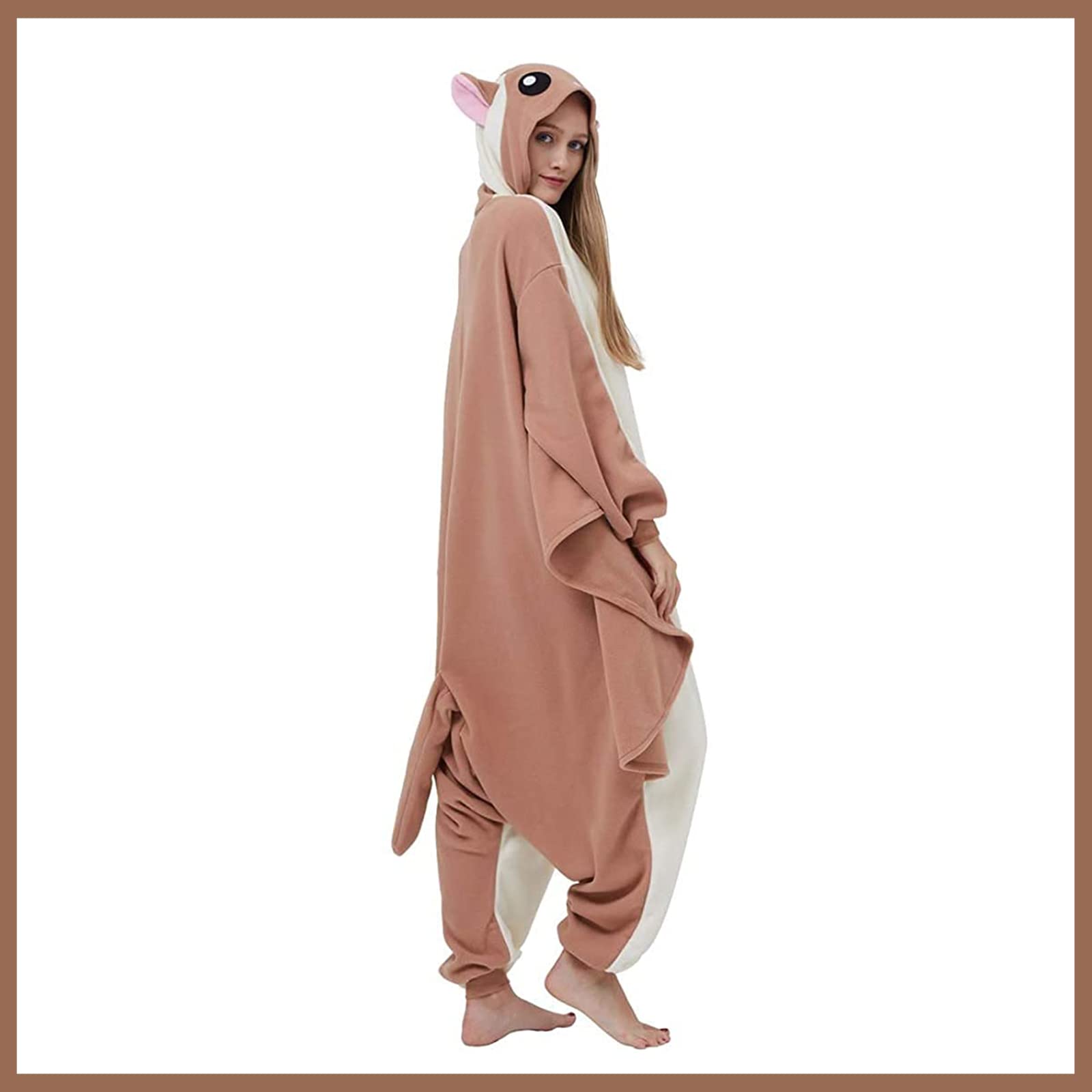 Hstyle Onesie kostium anime dla dorosłych, uniseks, Kigurumi, Cosplay, zwierzęta, piżama z kapturem, bielizna nocna, piżama
