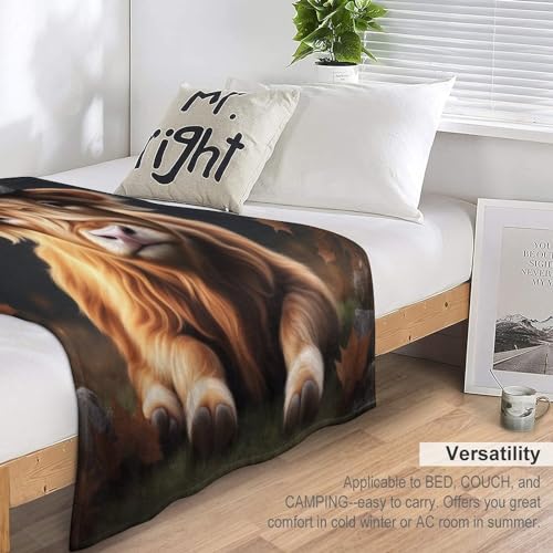 Plaid canapé taille XL en flanelle chaude impression 3D douce - 7