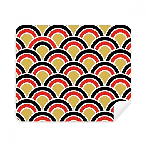 Chiffon de nettoyage lunettes phone screen cleaner tissu suede squames noir rouge