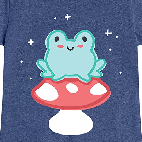 Instant Message - Frog On Mushroom - Toddler and Youth Girls Short Sleeve Graphic T-Shirt3