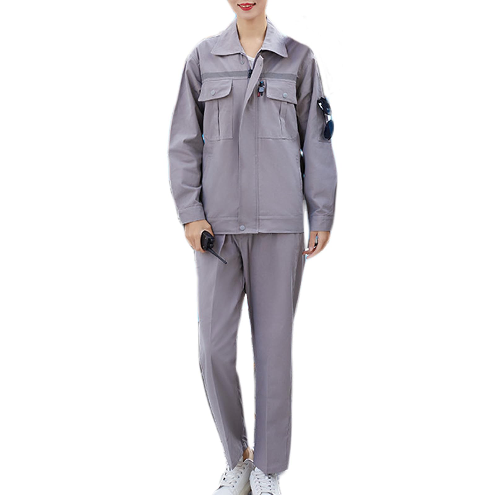 Lavoro Tute Manica Lunga Lavoro Uomini Complessivi Donne Officina Di Riparazione Auto Meccanico Uniforme Workwear Set