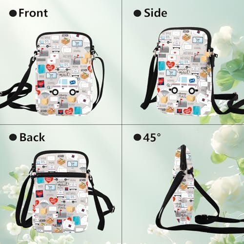 WZMPA Mail Carrier Crossbody Bag Postal Worker Gift Deliveryman Shoulder Bag Courier Merchandise4