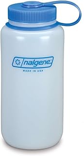 Nalgene 32 oz Reusable Water Bottle, HDPE, in Wide Mouth