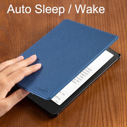 Image of CoBak Case for 7 inch E-Readers - All New PU Leather Cover with Auto Sleep Wake Feature for E-Readers 2024 Released