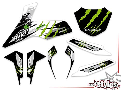 race-styles Aufkleber kompatibel mit KTM Duke 125/390-2017-2020 | Decals Graphics … (125) - 2