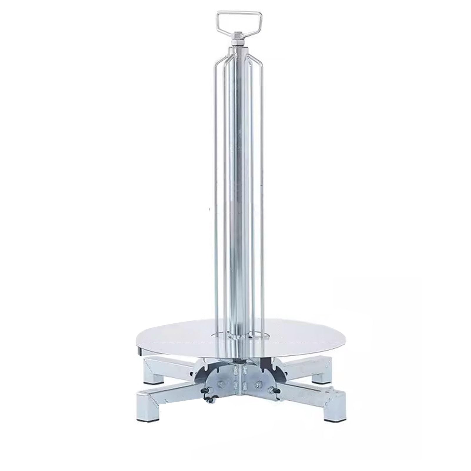 WDSOPK Folding Durable Single Spool Cable Rack, Folding Durable Single Spool Cable Rack, Multi Purpose Wire Dispenser, Reels Wire Spool Rack Reel Diameter: 24.5CM (Silver A)
