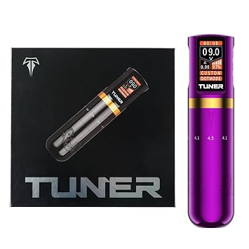 TUNER Adjustable Stroke Battery Tattoo Machine Purple