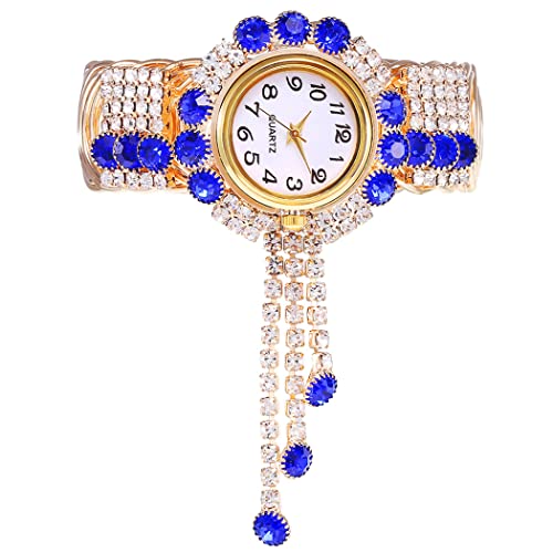 Anjetan Femmes Regardez Le Strass Métal Cover