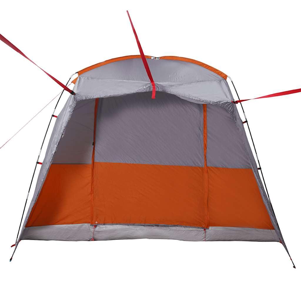 Tenda per auto per 4 persone, colore grigio, arancione, impermeabile, con collegamento di alimentazione, per avventure all'aperto