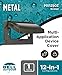 Hubbell-Bell MX1250Z 1-Gang Flip Weatherproof Cover, Universal Metal 12-in-1 Outlet Outdoor Receptacle Protector, Vertical/Horizontal, Bronze
