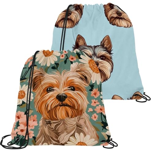 Lot de 2 sacs à cordon Yorkshire - Grand confort imperméable
