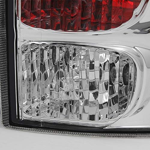 AKKON - For Chevy Equinox SUV Rear Red Clear Tail Light Tail Lamp Brake Lamp Passenger Right Side Replacement