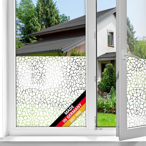 d-c-fix Fensterfolie Lava - 45 cm x 1,5 m – statische Sichtschutzfolie...