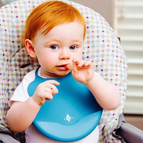 Pacco con 4 Bavaglini in Silicone per Bambino