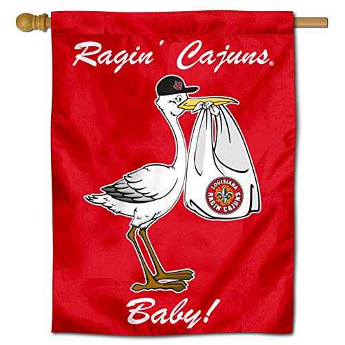 Louisiana Lafayette Ragin Cajuns New Baby Gift Banner Flag