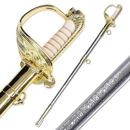 Full Metal Cavalry Sabre Officer Sword for Ceremony,Commanding Sword， Collection