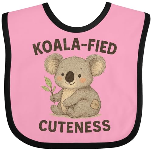 inktastic Adorable Koala-Fied Cuteness Baby and Kids Outfit Baby Bib