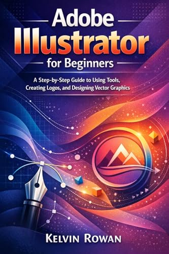 Adobe Illustrator for Beginners: A Step-by-Step Guide to Using Tools, Creating Logos, and Designing Vector Graphics