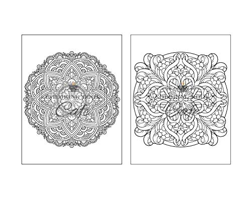 125 Mandalas: An Adult Coloring Book Featuring 125 of the World's Most Beautiful Mandalas for Stress Relief and Relaxation - Image 3