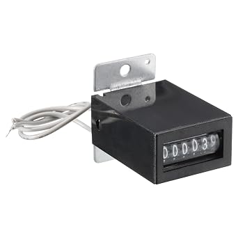 uxcell Electromagnetic Counter 6 Digits 0-999999 Counting Range
