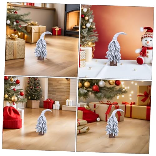 Árbol de Navidad pequeño de pino DIYEAH para espacios reducidos sin perder el espíritu invernal 4