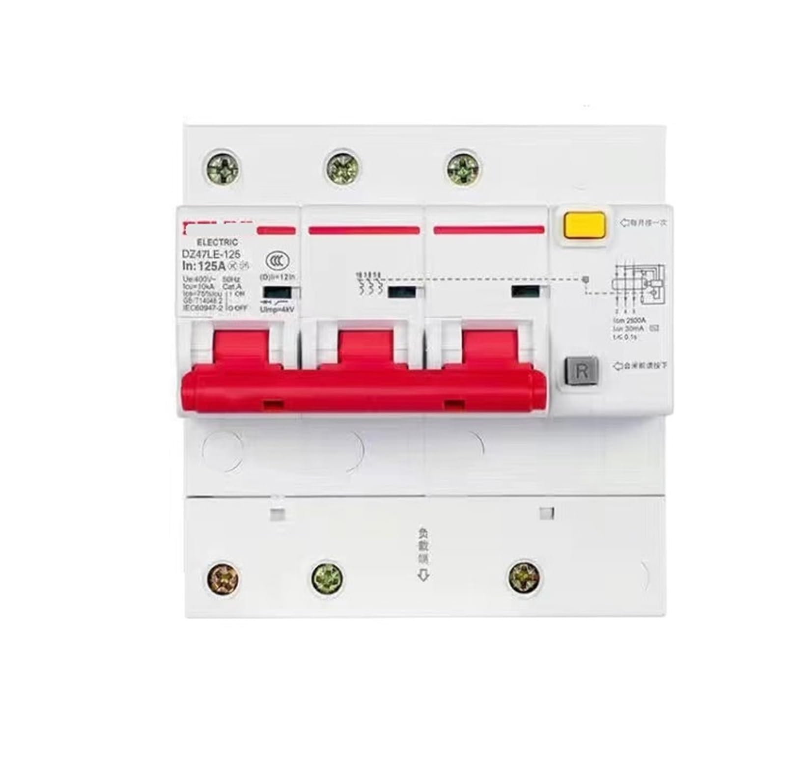 Disjoncteur de protection triphasé pour sécuriser le réseau électrique - 3