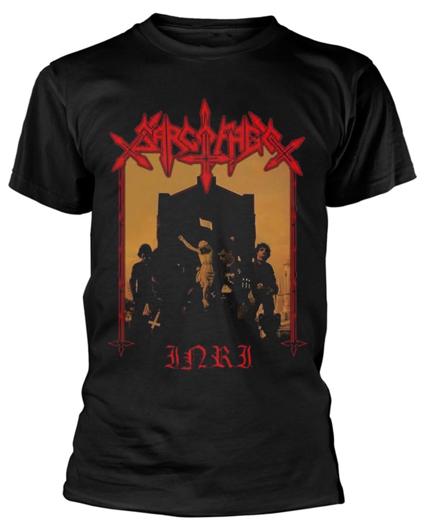 Razamataz Sarcophagus 'I.N.R.I Cover' (Black) T-Shirt (M)