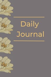Floral fall daily journal
