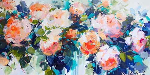 Diamond painting adulte fleurs anti-stress pour retrouver le calme chez soi