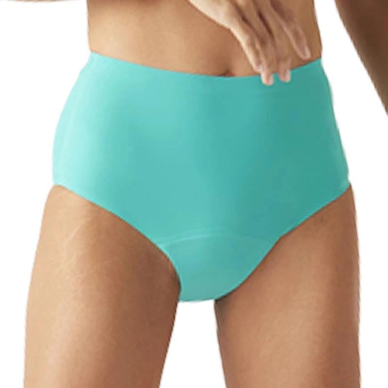 Bragas Mujer 3/5 Uds Pantalones menstruales para Mujer Pantalones a Prueba de Fugas para la tía Grande Pantalones Inferiores de algodón Sanitario Pantalones Transpirables de Cintura Alta
